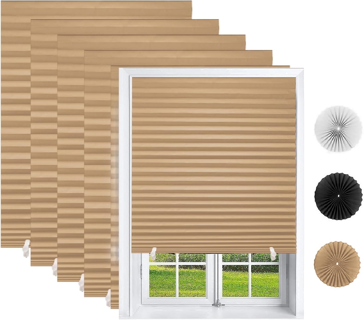Temporary Window Blinds for Instant Privacy and Easy Installation
