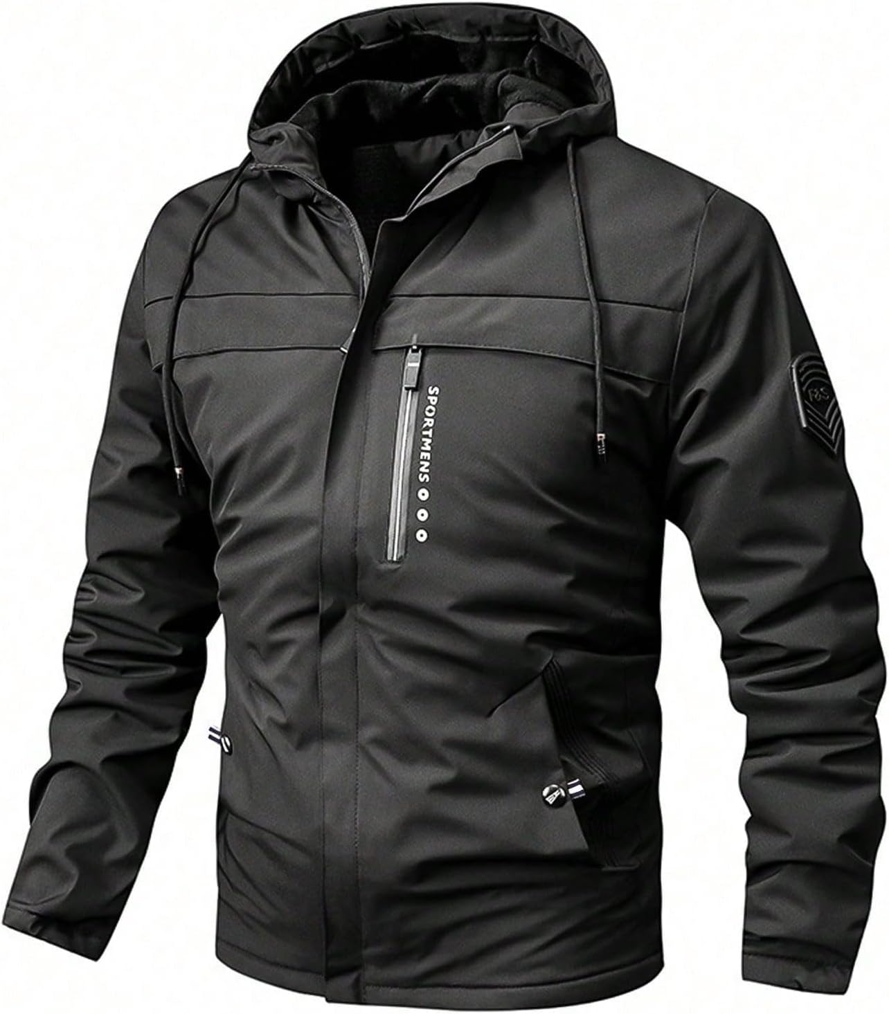 Men's Hiking Windbreaker Rain Coat Lightweight Outdoor Jacket