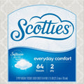 Scotties Everyday Comfort Facial Tissues, 64 per Box (Pack of 24)
