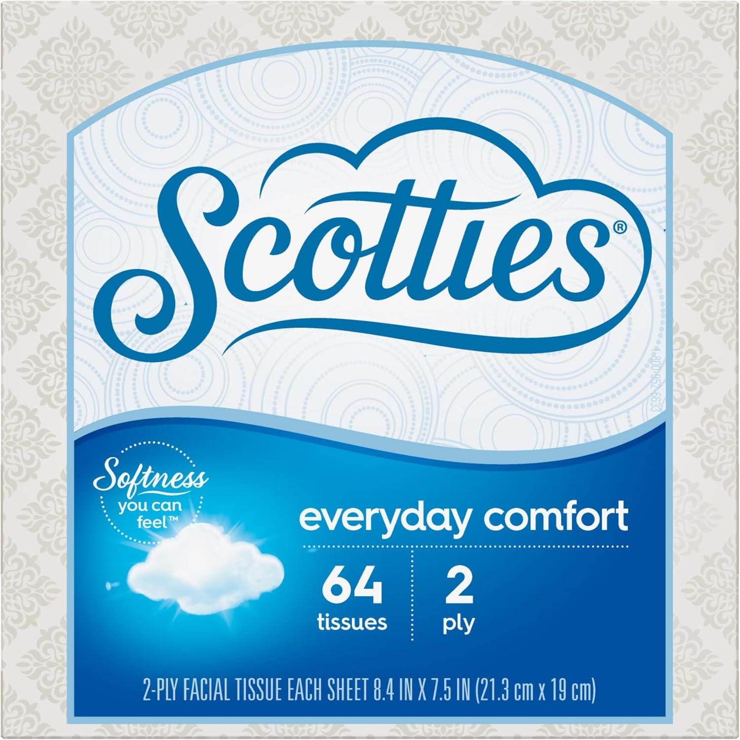 Scotties Everyday Comfort Facial Tissues for Softness and Strength