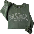 Custom Mama Embroidered Sweatshirt - Perfect Mother's Day Gift!