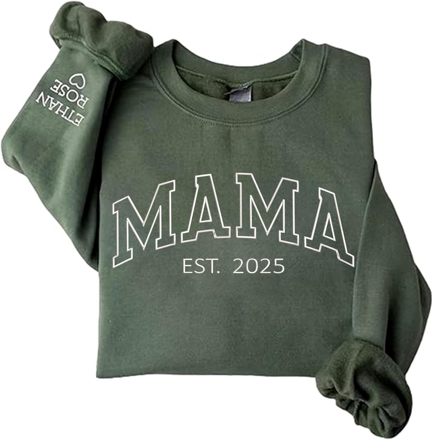 Custom Mama Embroidered Sweatshirt - Perfect Mother's Day Gift!