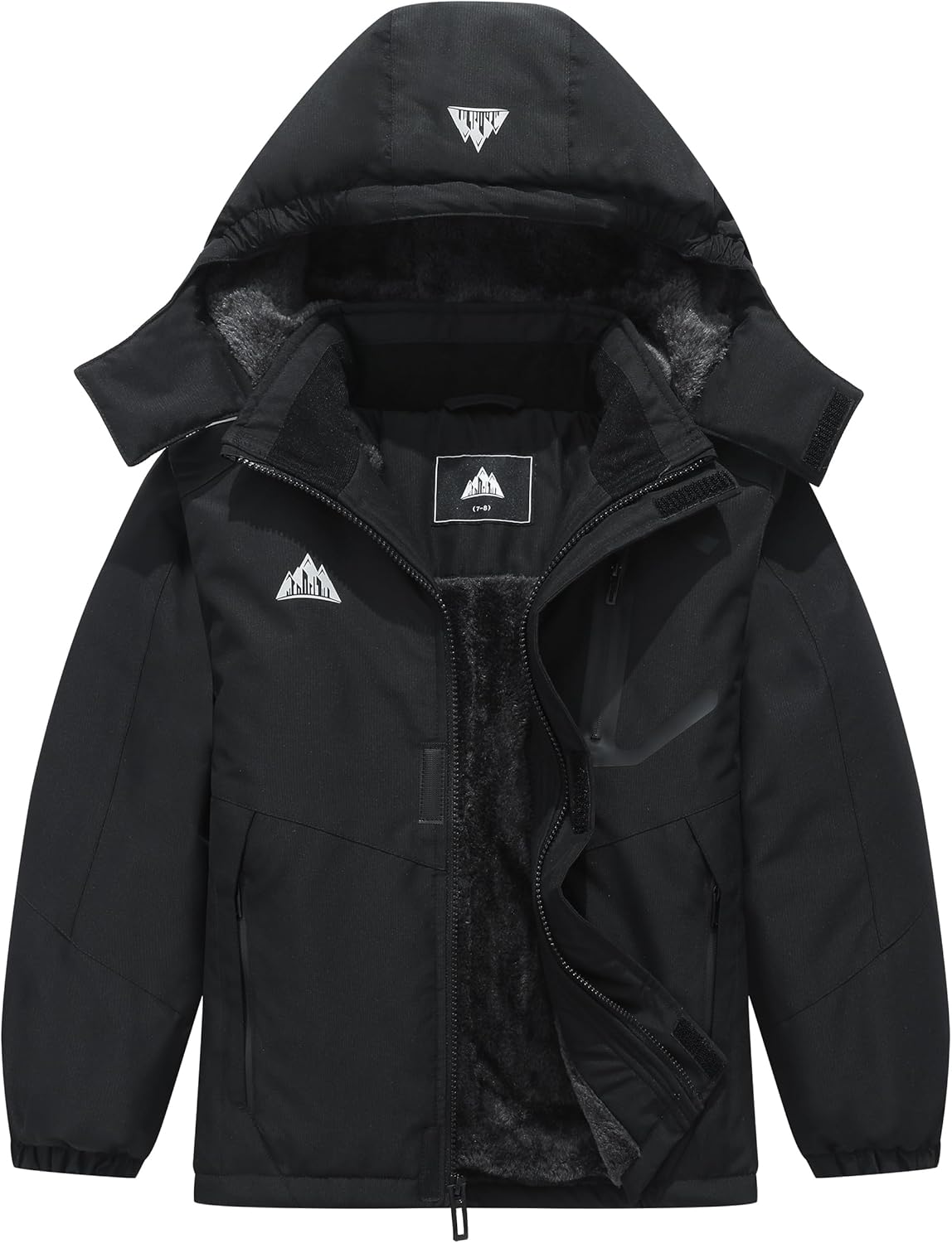 Kids Waterproof Ski Jacket for Boys and Girls - Fleece Lined