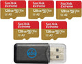 SanDisk Micro SDXC 128GB Extreme Memory Card 5-Pack - Drone Ready