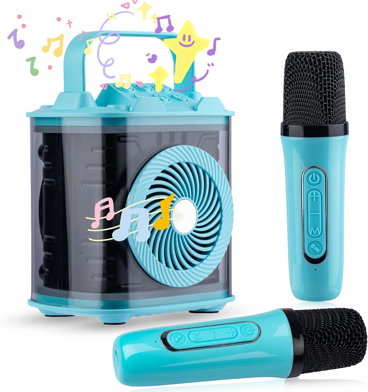 Avafierce Kids Karaoke: Dual Wireless Mics, Fun Birthday Gifts!