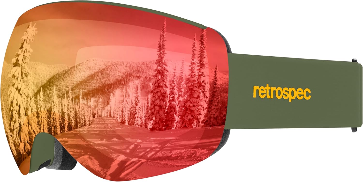 Retrospec Anti-Fog Snow Goggles - Clear Vision