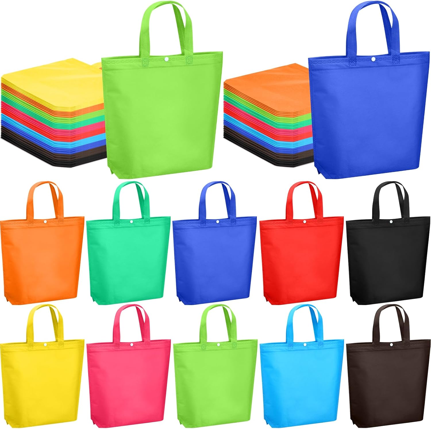 Reusable Grocery Bags Bulk Non Woven Portable Tote Gift Bag