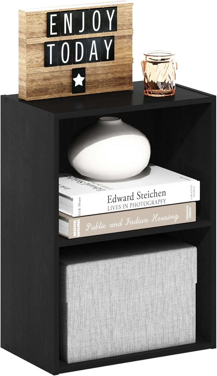 Furinno Luder Bookcase: Modern 2-Tier Storage Solution