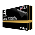 Trotec TroLase Two-Ply Laser Engraving Sheet 12x24 - High Contrast