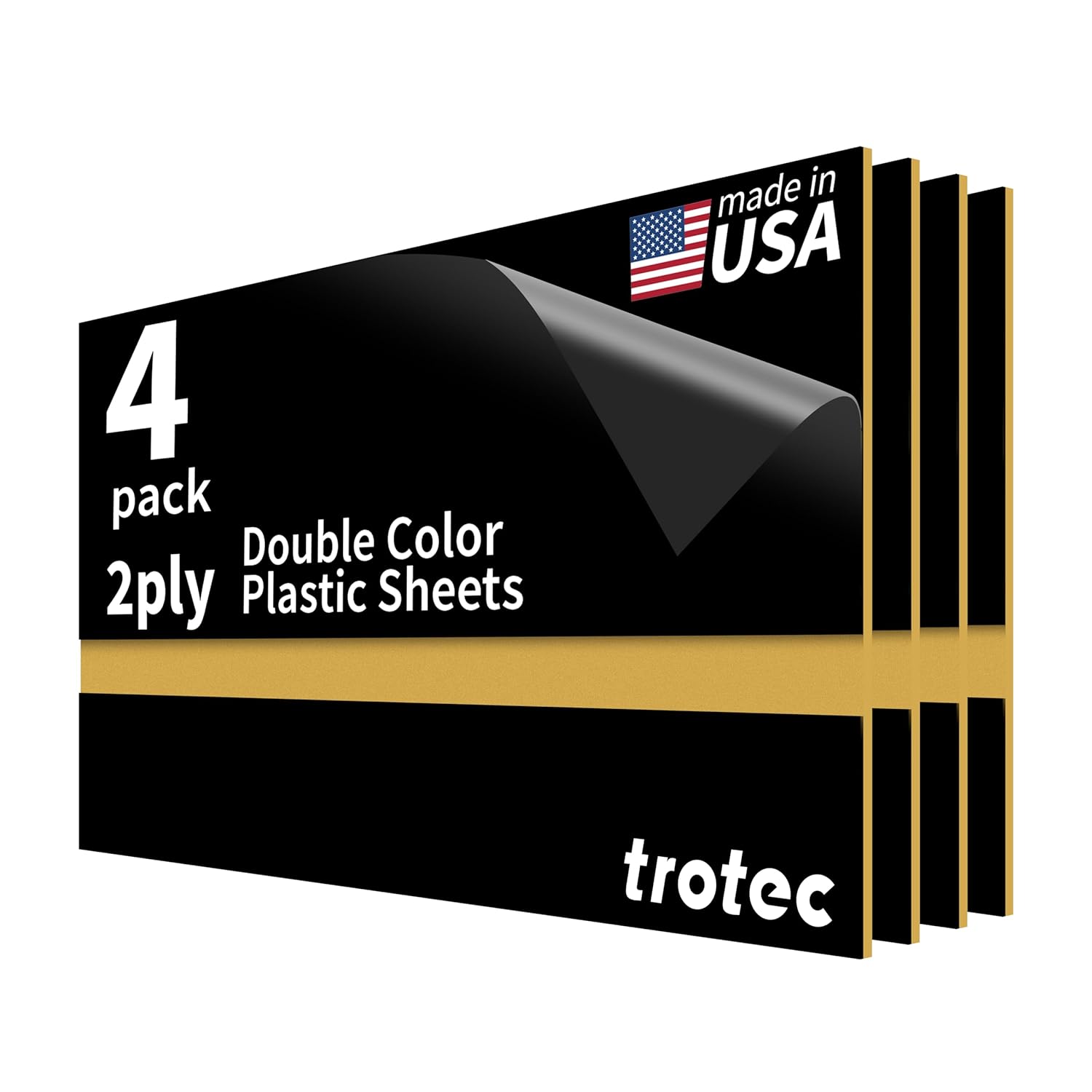 Trotec TroLase Laser Engraving Double Color Plastic Sheet