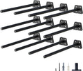 10 in Hidden Floating Shelf Bracket 12-Pack - Heavy Duty Support