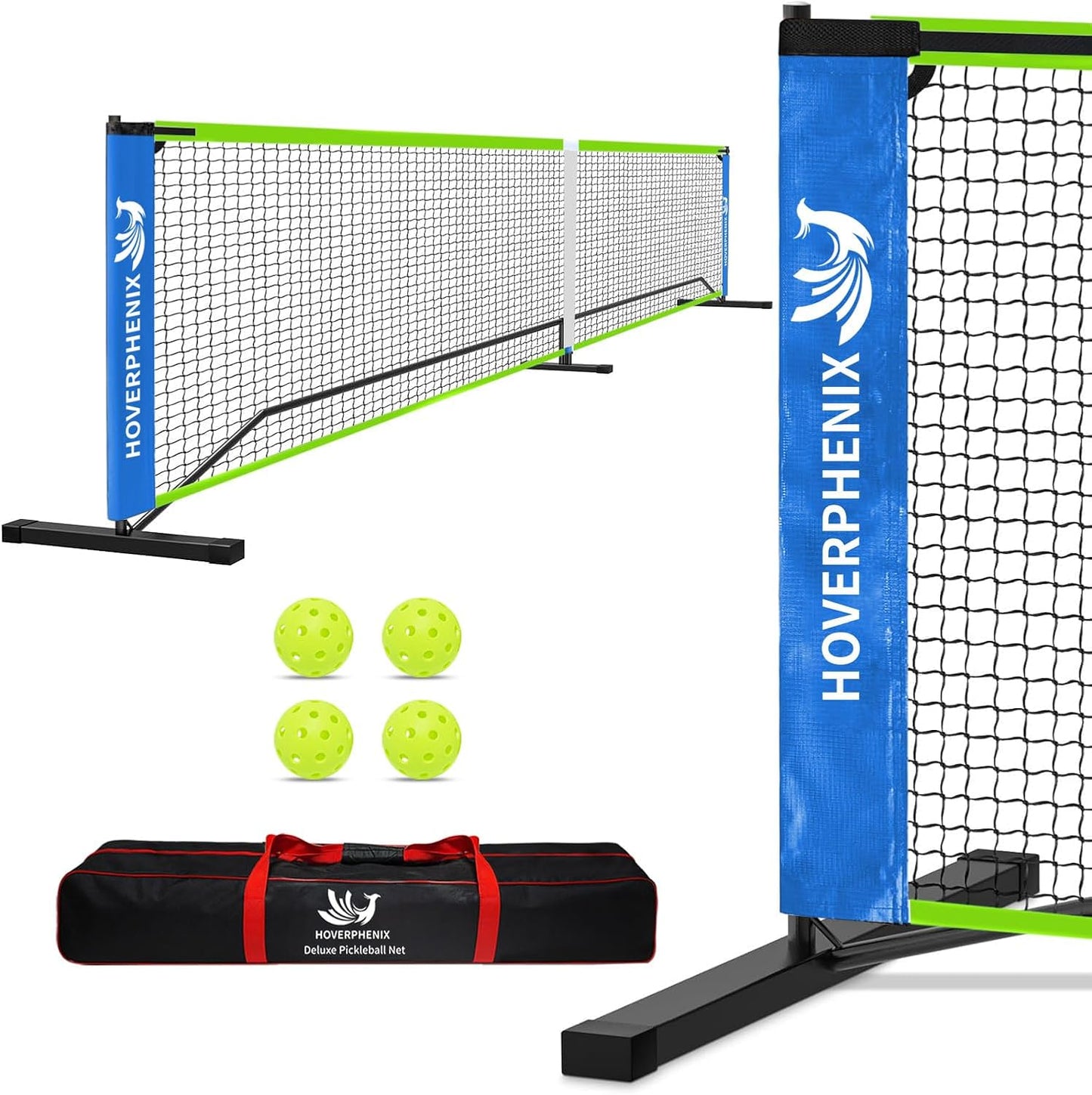 22FT Regulation Size Pickleball Net with Carry Bag and Balls