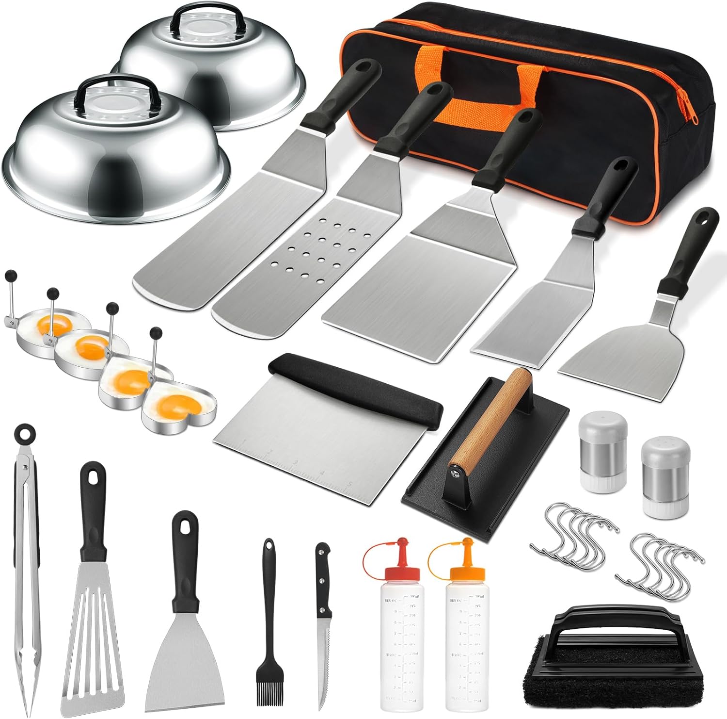 Enhanced 35PCS Griddle Accessories Set for Blackstone & Camp Chef - Perfect for Outdoor BBQ!