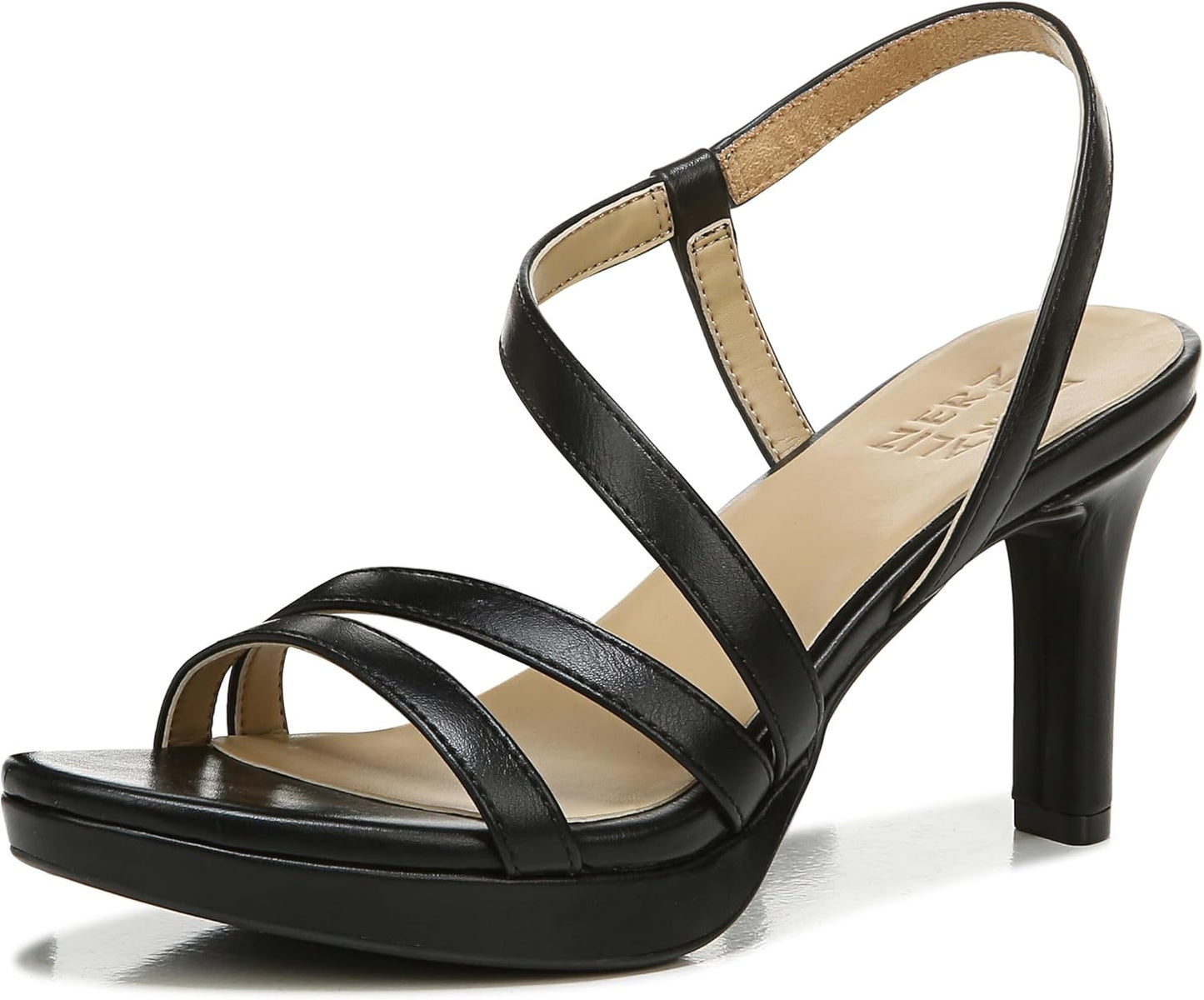 Naturalizer Womens Brenta Heeled Sandal for Stylish Comfort