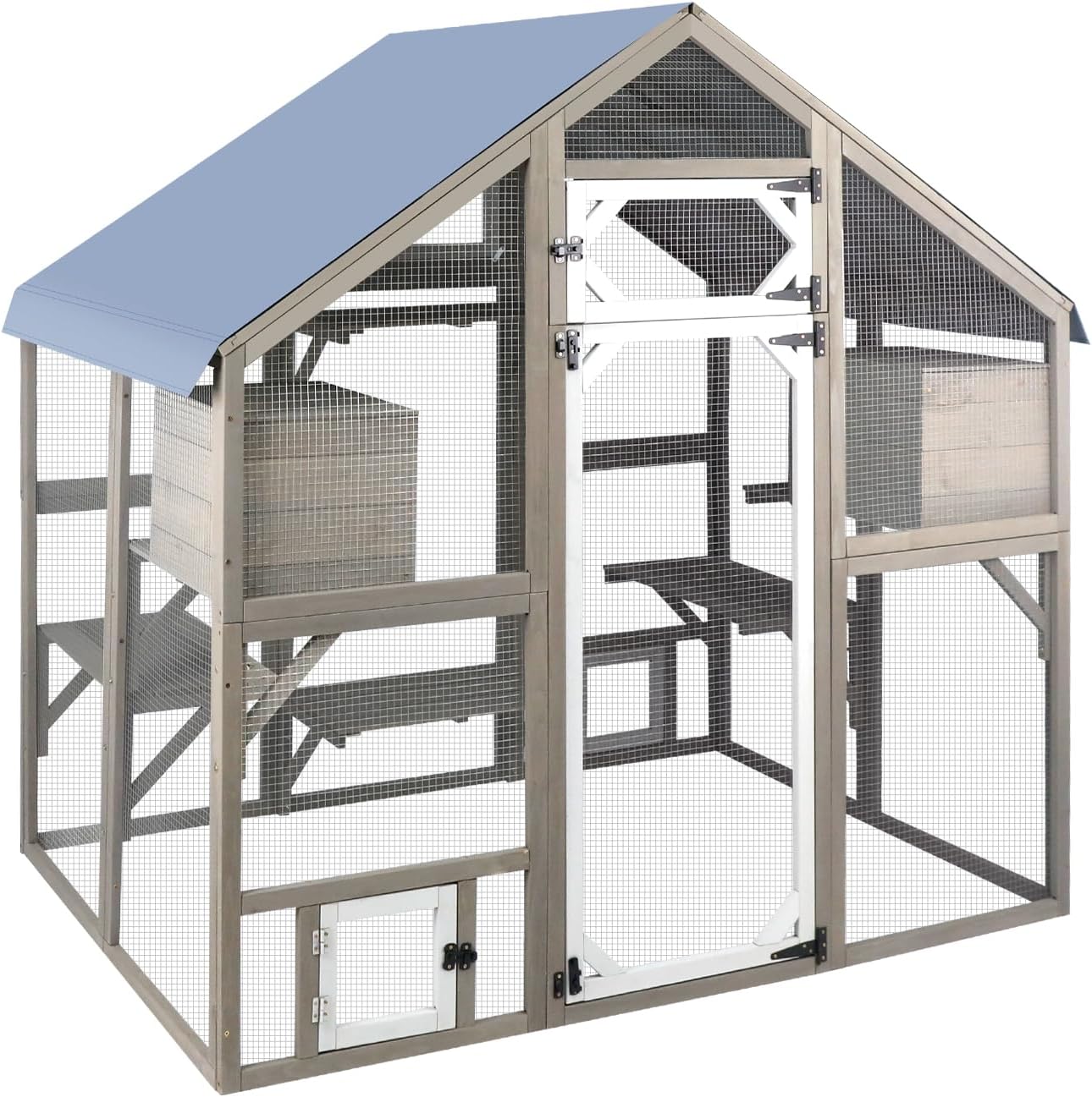 Large Outdoor Cat Catio Enclosure for 2-3 Cats by PetsCosset