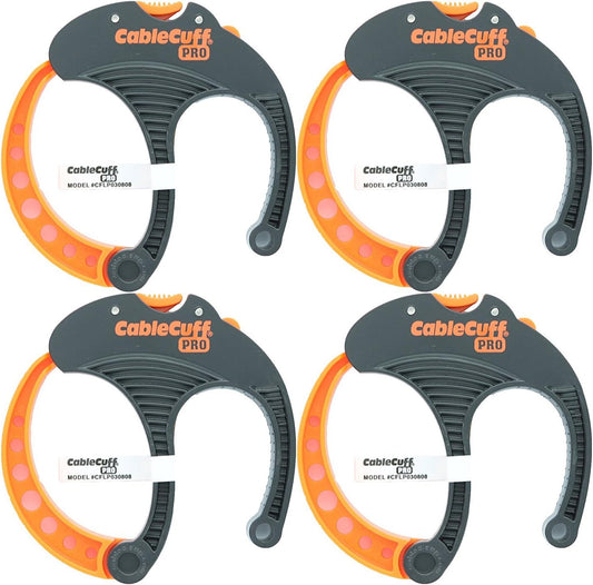 Adjustable Cable Cuff PRO (4 Pack) for Easy Cord Management
