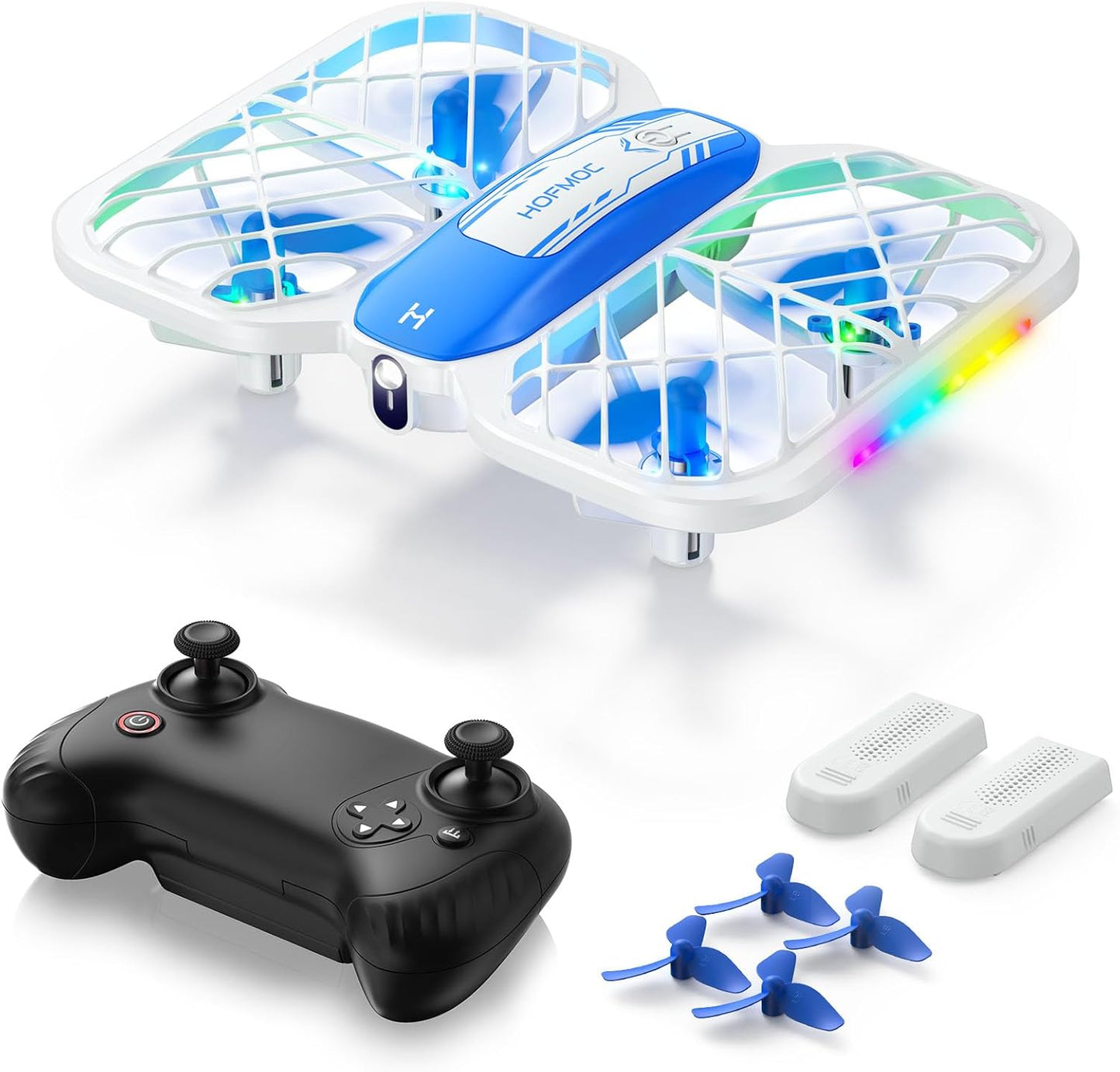 Mini Drone for Kids 8-15 with Propeller Protection and Lights
