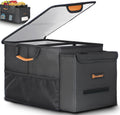 Car Seat Organizer with Cooler Compartment - Durable Insulated Storage