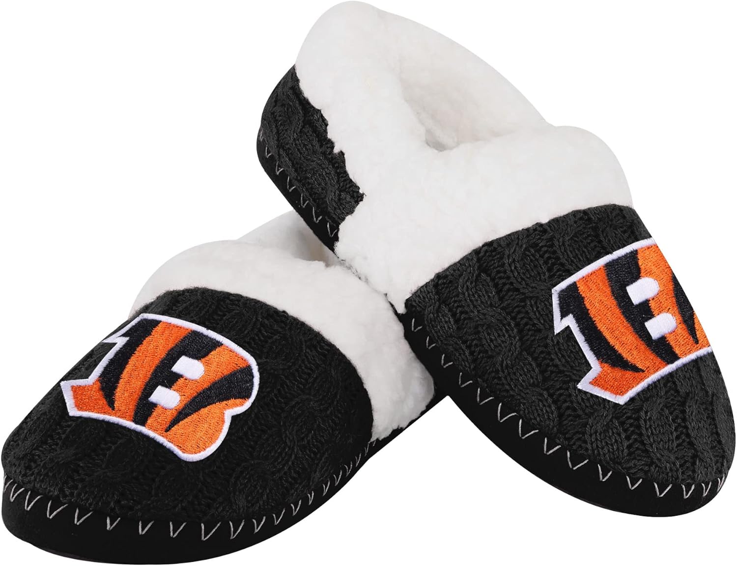 FOCO Women's NFL Team Color Moccasin Slippers for Comfort