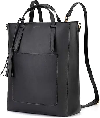ECOSUSI Tote Bag Convertible Backpack for Women - Vegan Leather