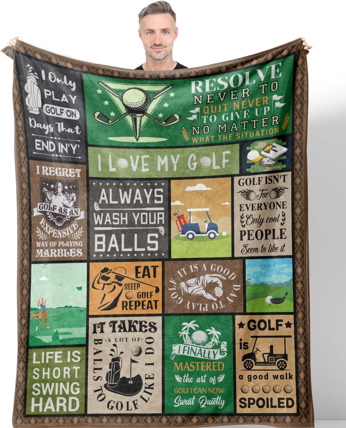 Personalized Golf Blanket for Ultimate Comfort
