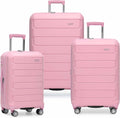 Traveler's Choice Pagosa Indestructible Hardshell 3-Piece Luggage Set