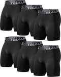 Compression Shorts for Men - Supportive Athletic Baselayer 6 or 5 Pack