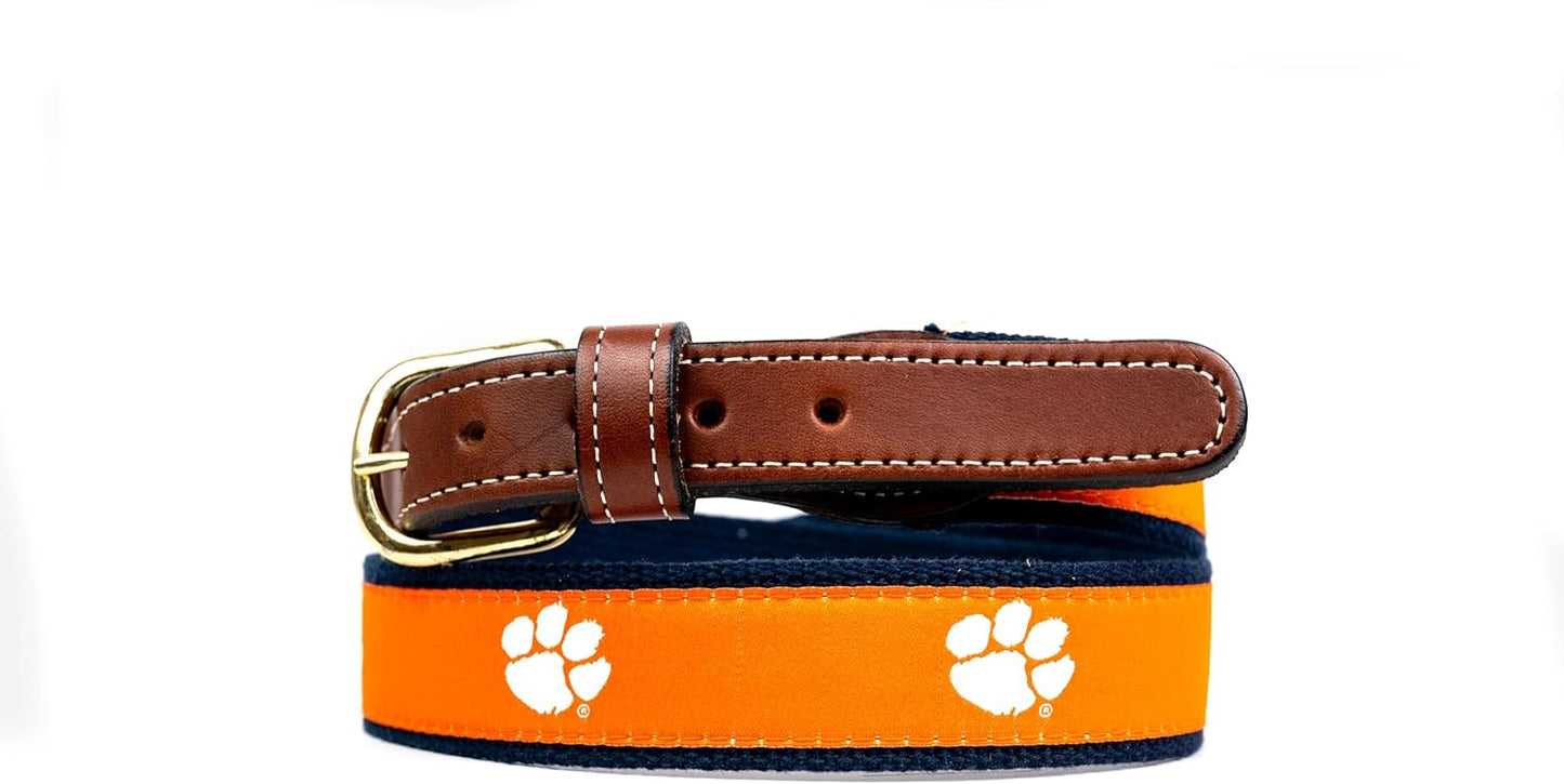 StadiumSpot Web Leather Mens Belt for All-Day Comfort