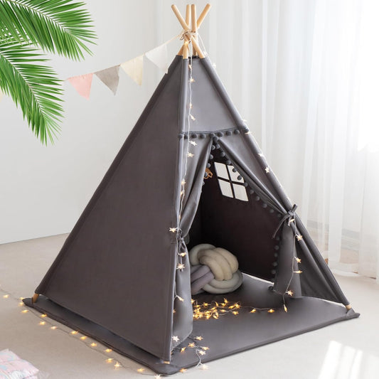 Foldable Kids Teepee Tent Set - Spark Hours of Fun! 