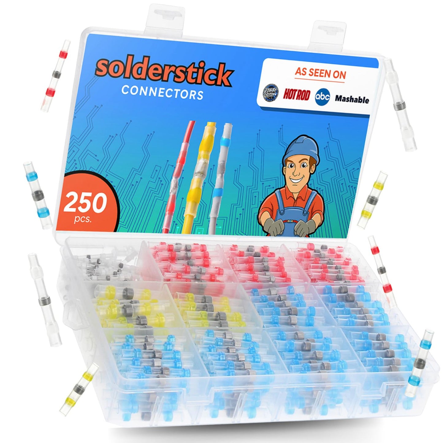 Waterproof Solder Seal Wire Connectors Kit for All Projects