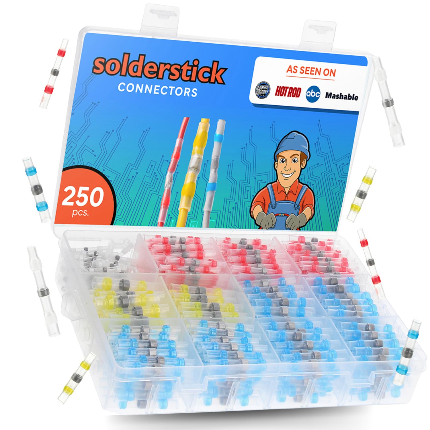 Waterproof Solder Seal Wire Connectors Kit for All Projects