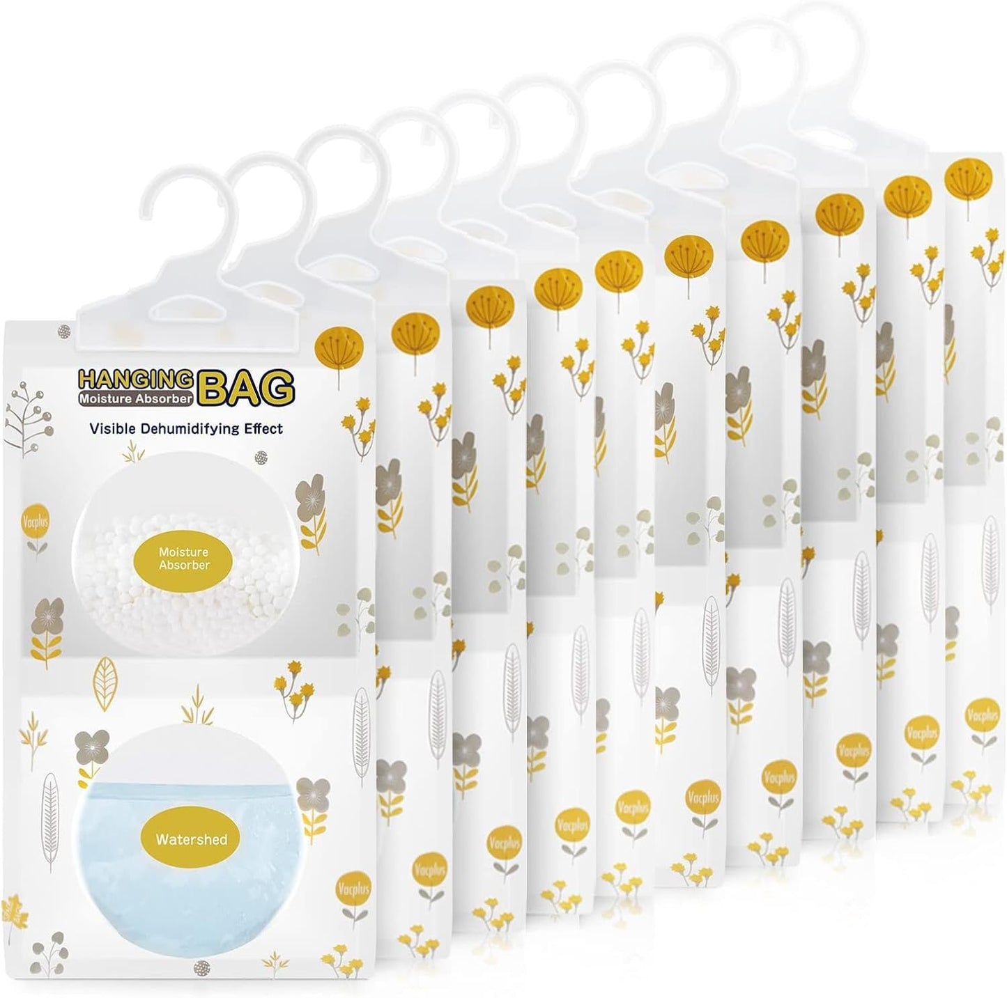 Vacplus 10 Pack Closet Dehumidifiers - Fragrance Free