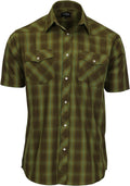 Gioberti Mens Western Cowboy Short Sleeve Shirt with Snap Buttons
