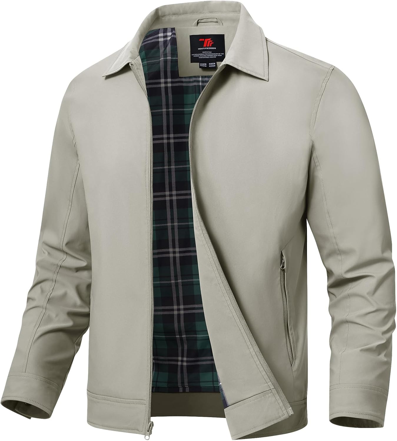 TBMPOY Men's Lightweight Jackets for Stylish Fall and Spring Wear