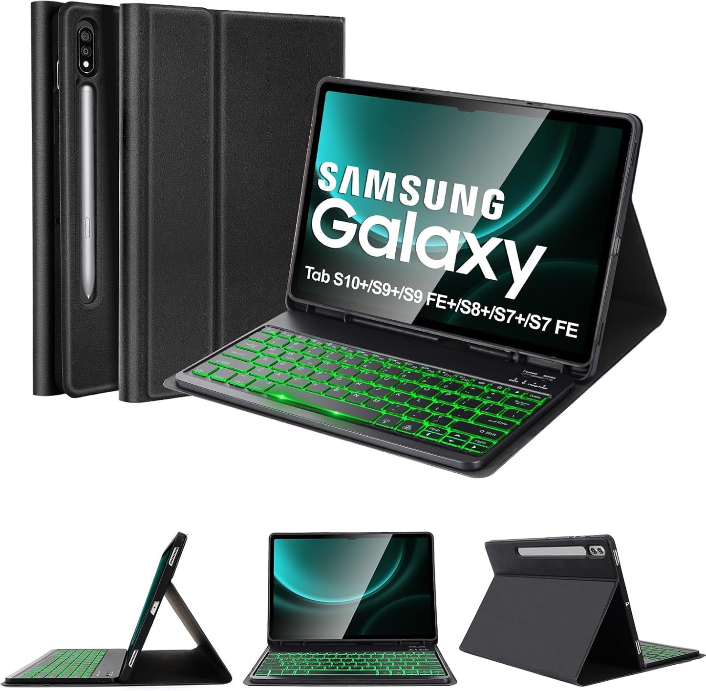 SOPPY Backlit Keyboard Case for Samsung Galaxy Tab S10+ Plus