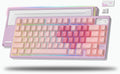75% Mechanical Wireless Keyboard SK71 Pro Pink - Creamy CNC Aluminum