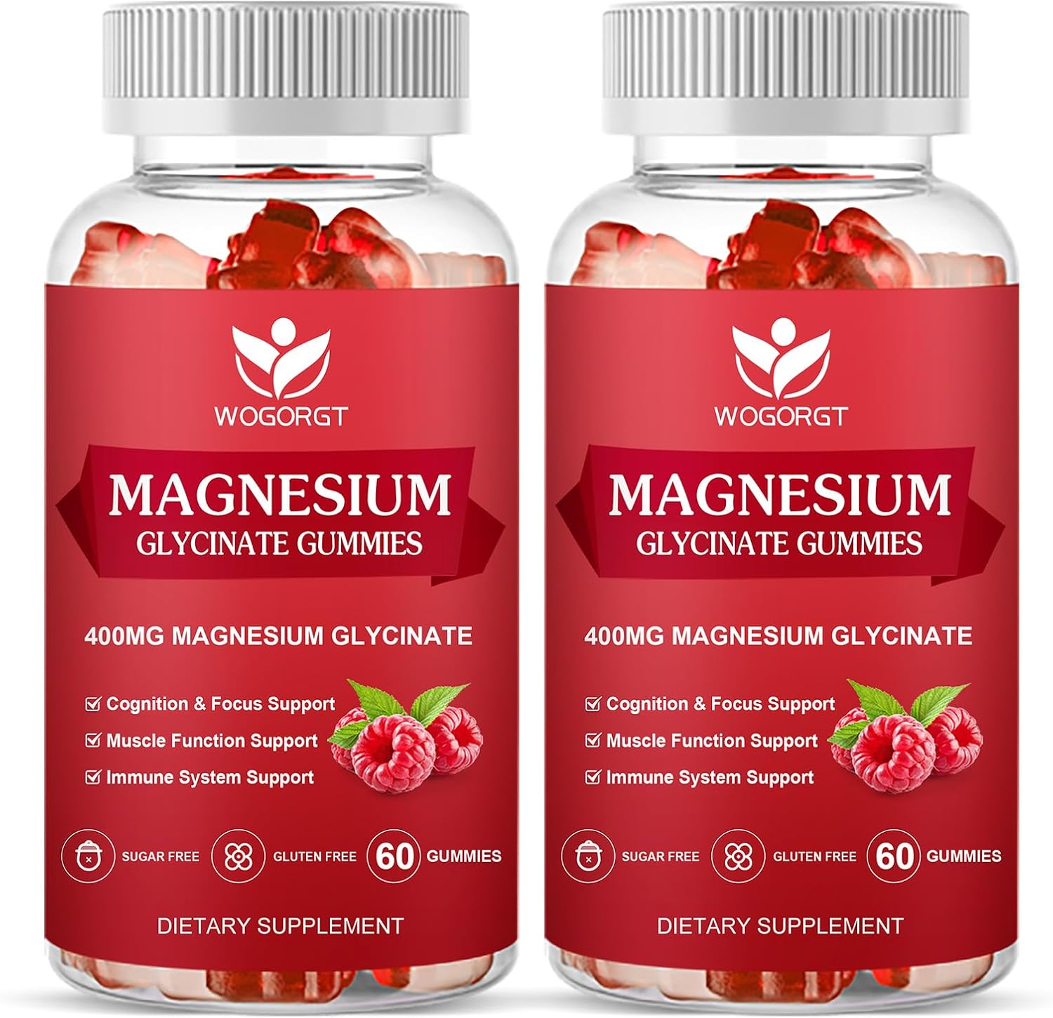 Magnesium Glycinate Gummies for Relaxation and Cognition Boost