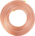 3/8 OD Copper Tubing 25 Ft - Pure ACR Copper for HVAC Systems