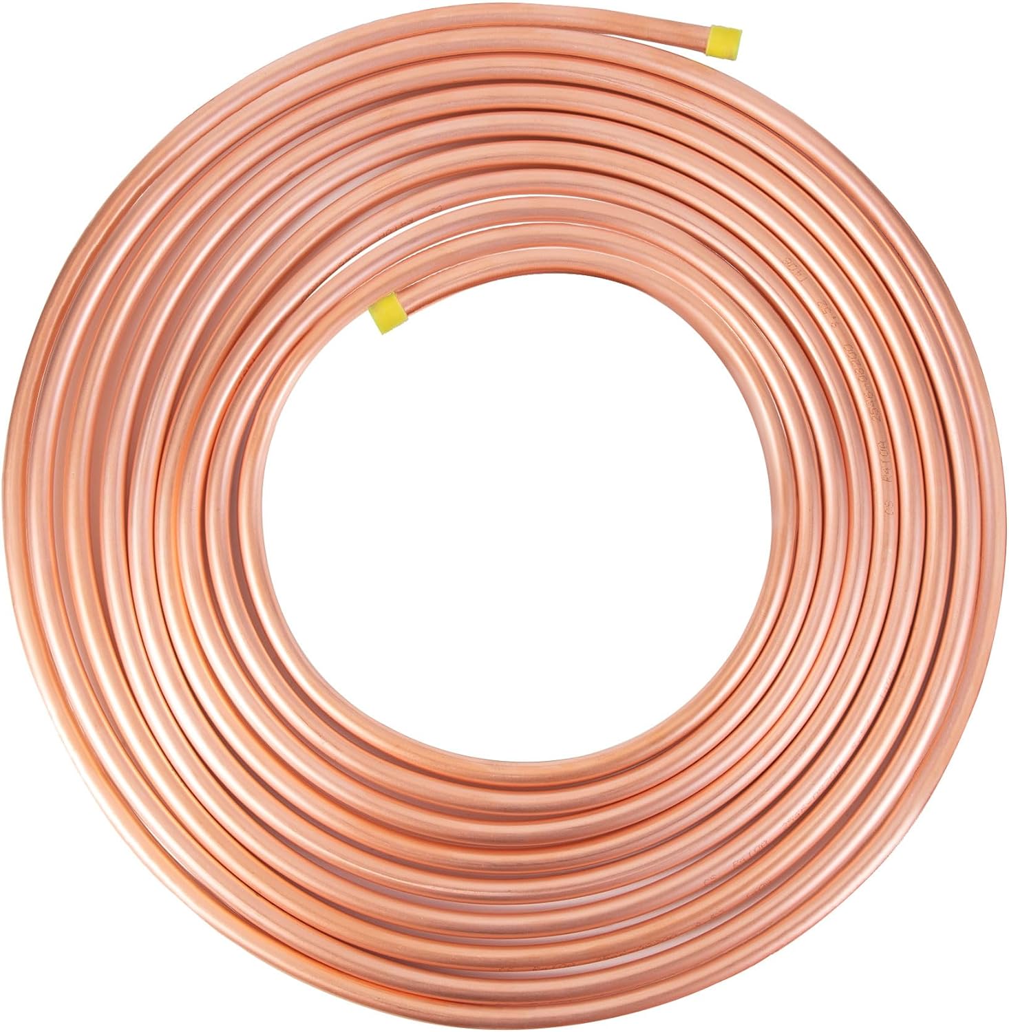 3/8 OD Copper Tubing 25 Ft - Pure ACR Copper for HVAC Systems