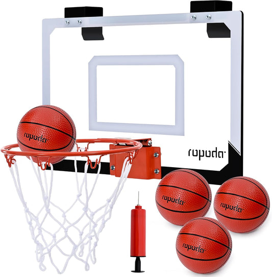 Indoor Basketball Hoop with Remote Control and LED Lights
