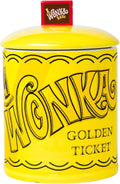 Willy Wonka Cookie Jar with Golden Ticket Design for Fans