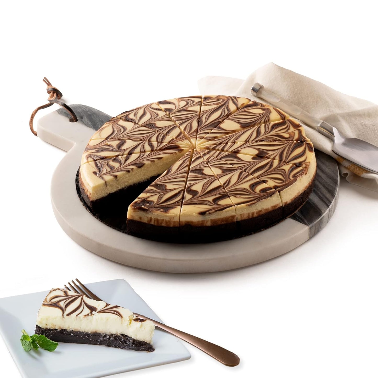 David's Cookies Marble Truffle Cake - No Sugar Added Delight