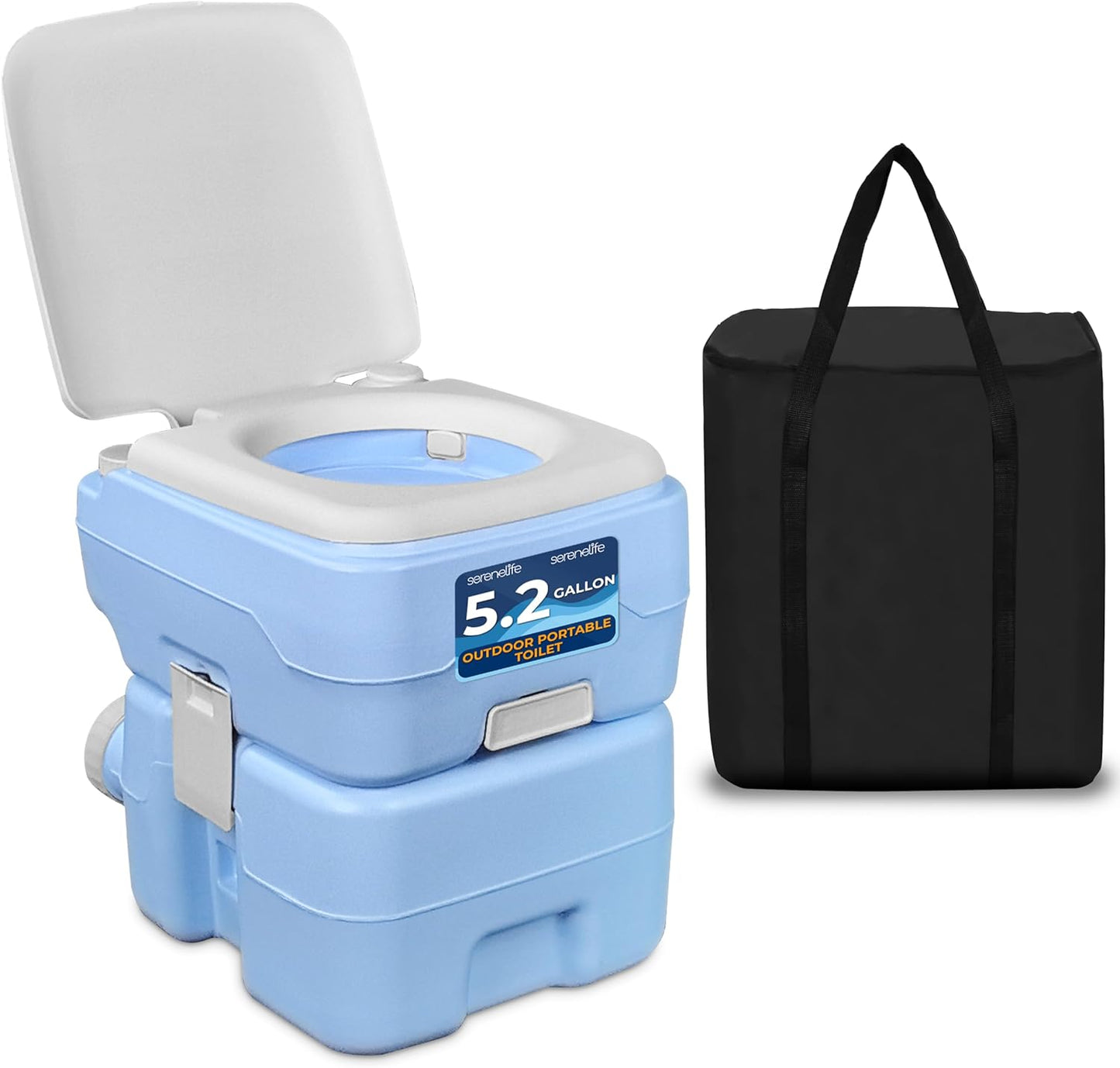 SereneLife Portable Camping Toilet: Comfort on the Go