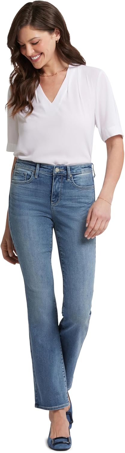 NYDJ Womens Barbara Bootcut Fit Denim Jeans for Effortless Style