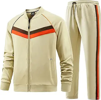 W JIANWANG Men's Casual Tracksuits for Comfortable Jogging