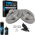 TRQ Rear Brake Pad & Rotor Kit Compatible with 2003 Dodge Durango