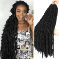 30 in Butterfly Locs Crochet Hair 6 Packs - Pre-Looped Distressed Locs