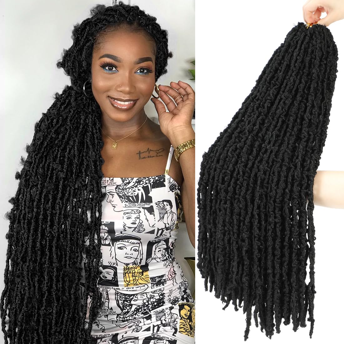 30 Inch Butterfly Locs Crochet Hair for Stunning Styles