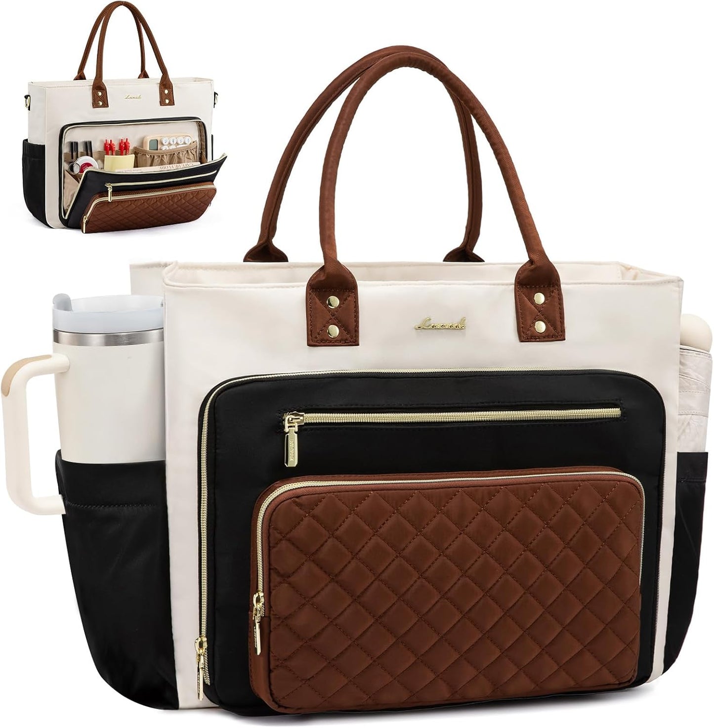 LOVEVOOK Teacher Tote Bag for Women - Stylish and Functional