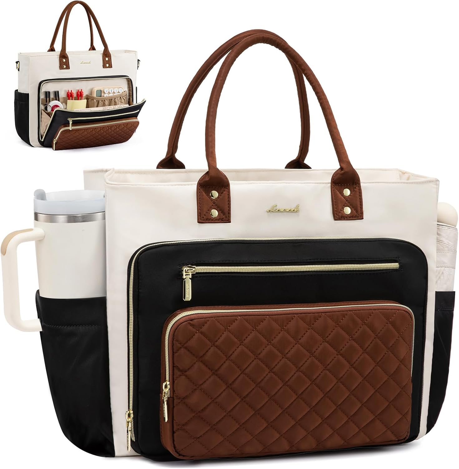 LOVEVOOK Teacher Tote Bag for Women - Stylish and Functional